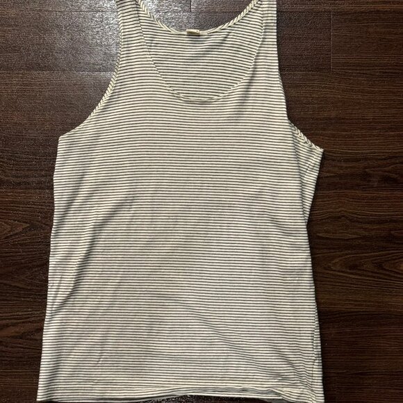 American Apparel Striped Tank Top Medium - Picture 2 of 4